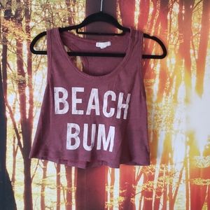 🍭 (4/$15) 🍭 Flowy Beach Bum Cropped Tank